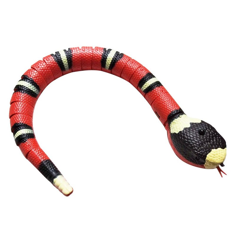 Smart Sensing Snake Cat Toys Electron Interactive XMAS Toys For Cats USB Chargin
